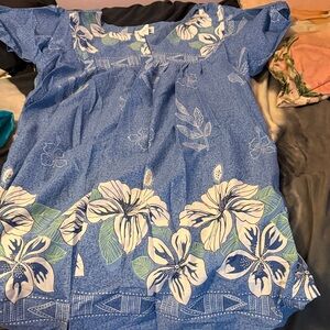 Anthony Richards Blue Floral Mini Dress